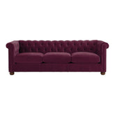 Chesterfield Brenna 3 Seater Solid Wood Fabric Sofa CHSE08